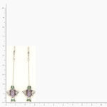 серебряные серьги с цирконом  57203591